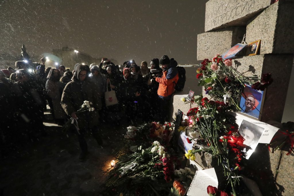 Vigil for Alexei Navalny