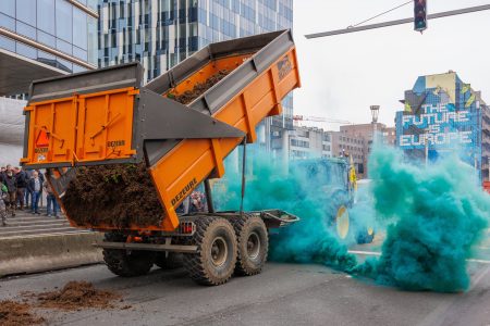 Belgian Farmers Protest EU Policies in Brussels