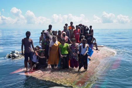 Over 69 Immıgrant Rohingya Muslims Rescued off Indonesia