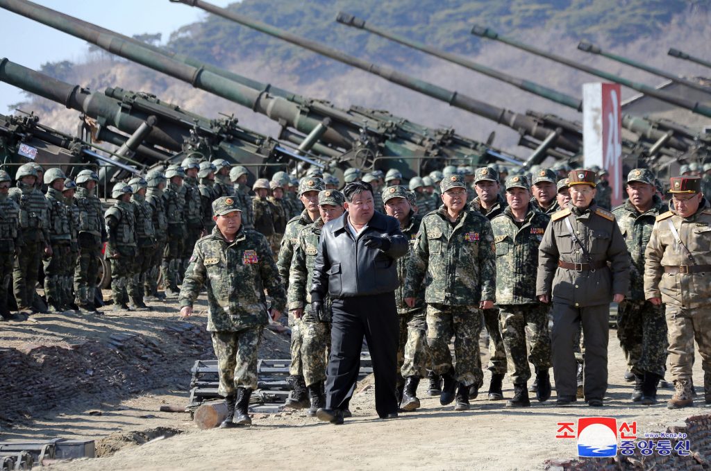 North Korea conducts artillery firing drill amid US-South Korea joint military exercises