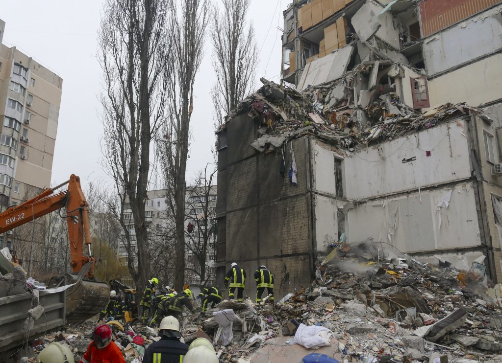 At least two people killed and eight injured in overnight drone attack in Odesa