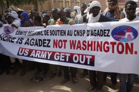 Nigerians Rally to Oust US Army