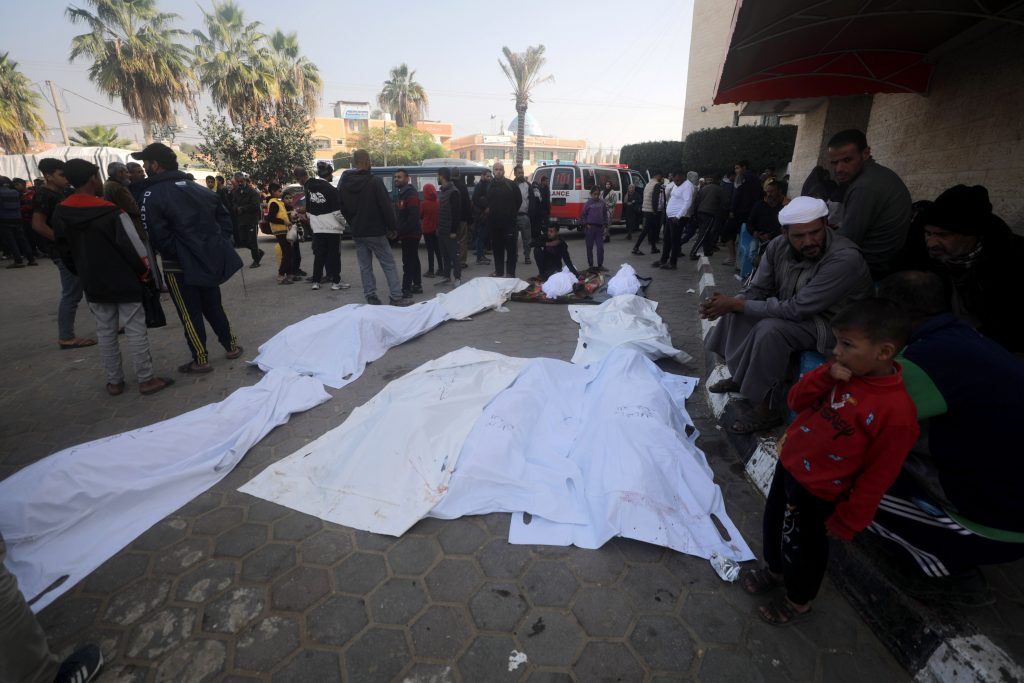Israeli air strikes in Al Nusairat refugee camp