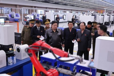 Kim Jong-Un Inspects Weapons Factories in North Korea