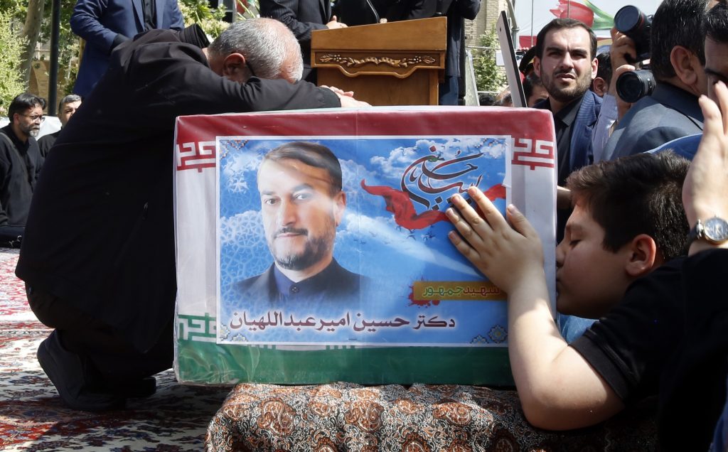 Funeral ceremony for late Iranian Foreign Minister Abdollahian in Tehran
