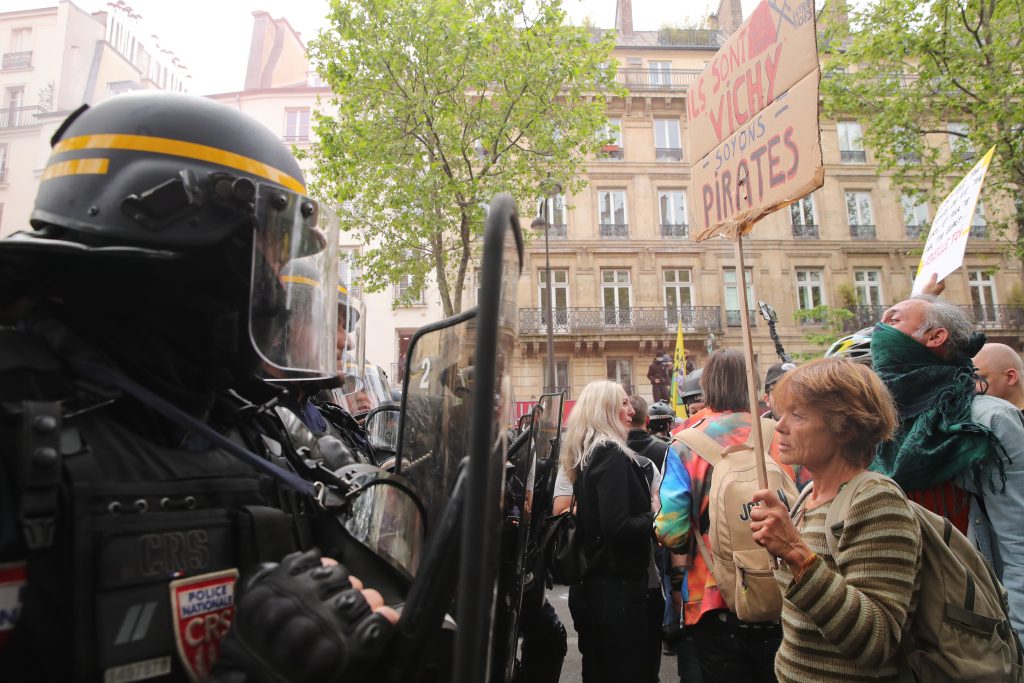 French unions rally on International Workers' Day