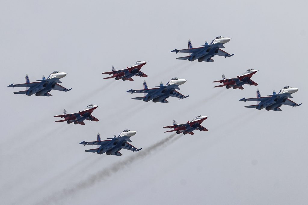 Russia stages its annual Victory Day parade on Moscow's Red Square