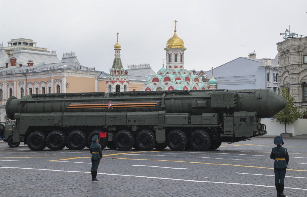 Russia stages its annual Victory Day parade on Moscow's Red Square