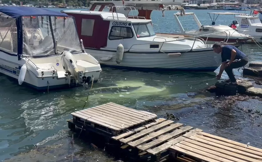 HALİÇ SAHİLİ'NDE SÜRÜCÜSÜNÜN YOL KENARINA PARK ETTİĞİ OTOMOBİL DENİZE DÜŞTÜ: SÜRÜCÜ SON ANDA KURTULDU