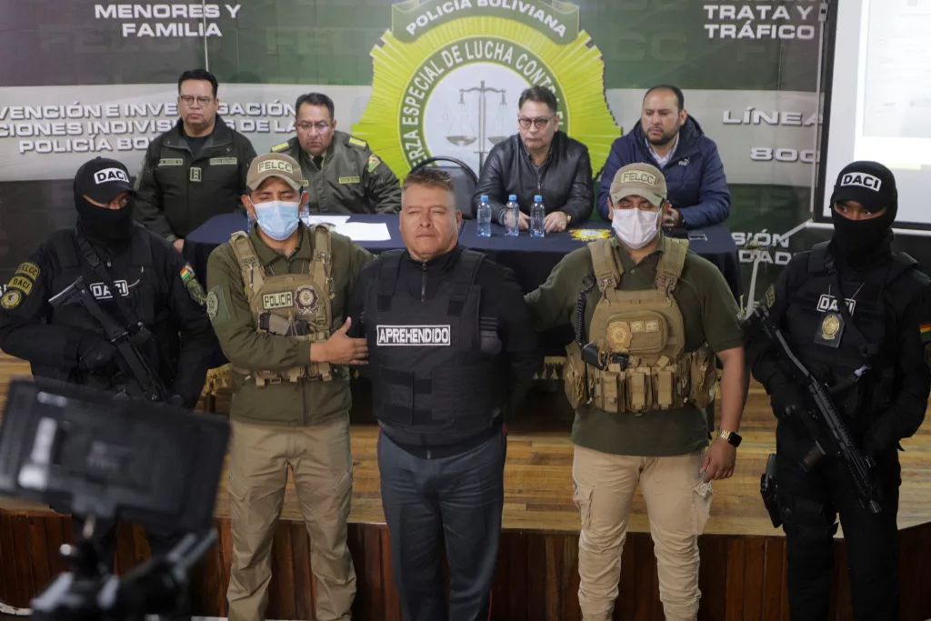 Bolivian president denounces 'irregular mobilizations' of military in La Paz
