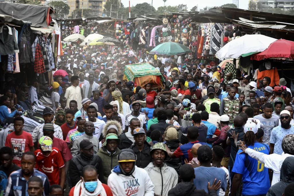 Funeral for 19-year-old victim of police shootings during deadly protests in Nairobi