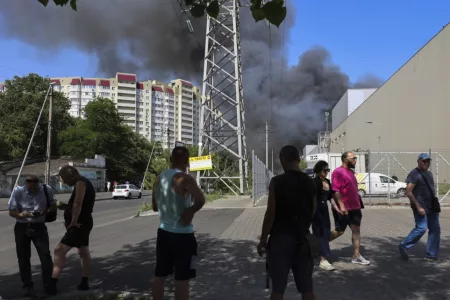 Russia’s Attack on Odessa Injures 4 People