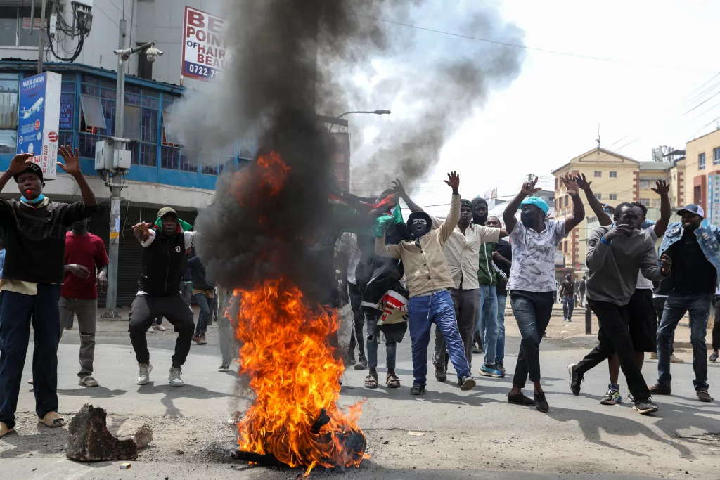Protests continue in Nairobi despite tax-hike bill withdrawal