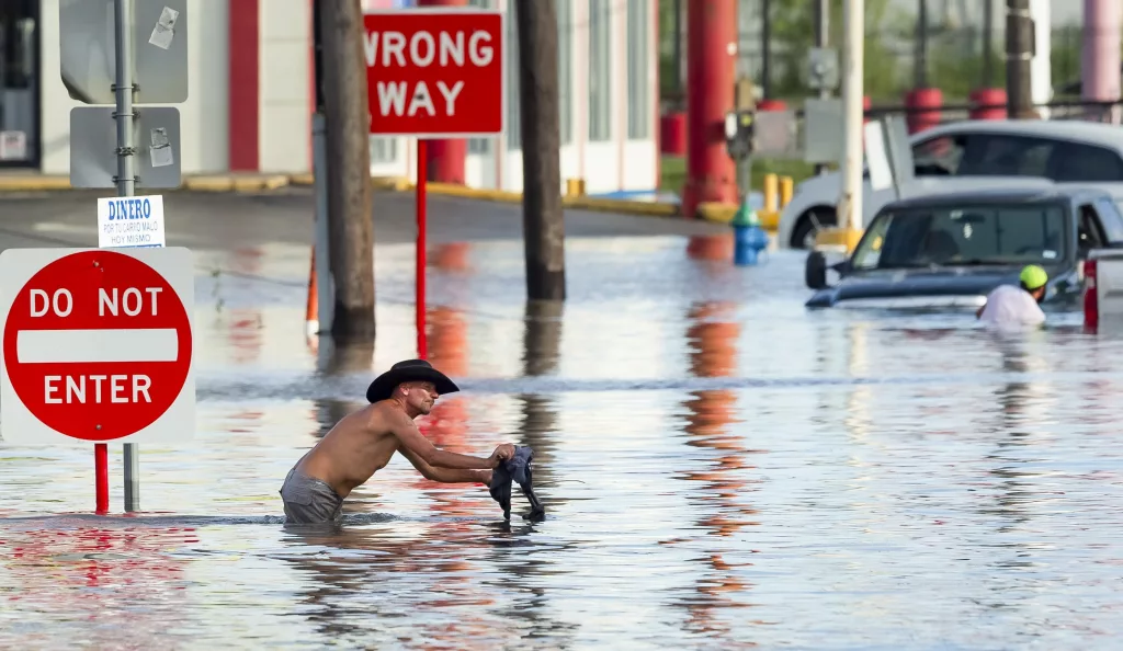 Hurrican Beryl in Houston, Texas