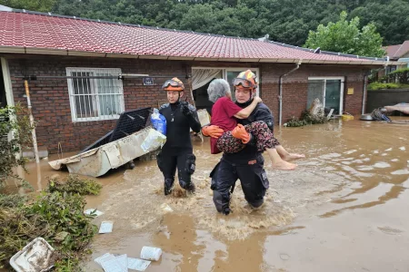 South Korea Floods and Landslides Kill 4, Leave 1 Missing