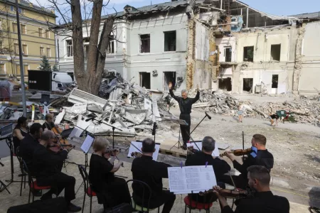 Ukrainians Commemorate Victims of Okhmatdyt Children’s Hospital
