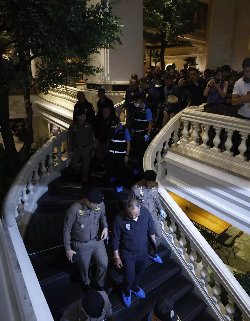 Six foreign nationals found dead in a hotel in downtown Bangkok