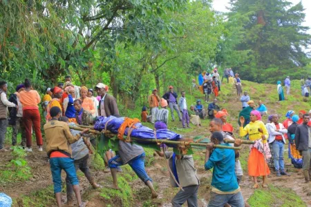 Death Toll from Ethiopia Landslide Rises to 157
