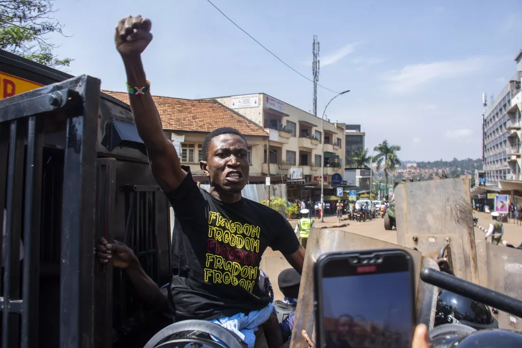 Ugandan security forces arrest dozens at anti-corruption march in Kampala
