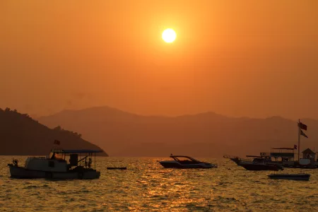 Captivating Sunset in Fethiye, Türkiye