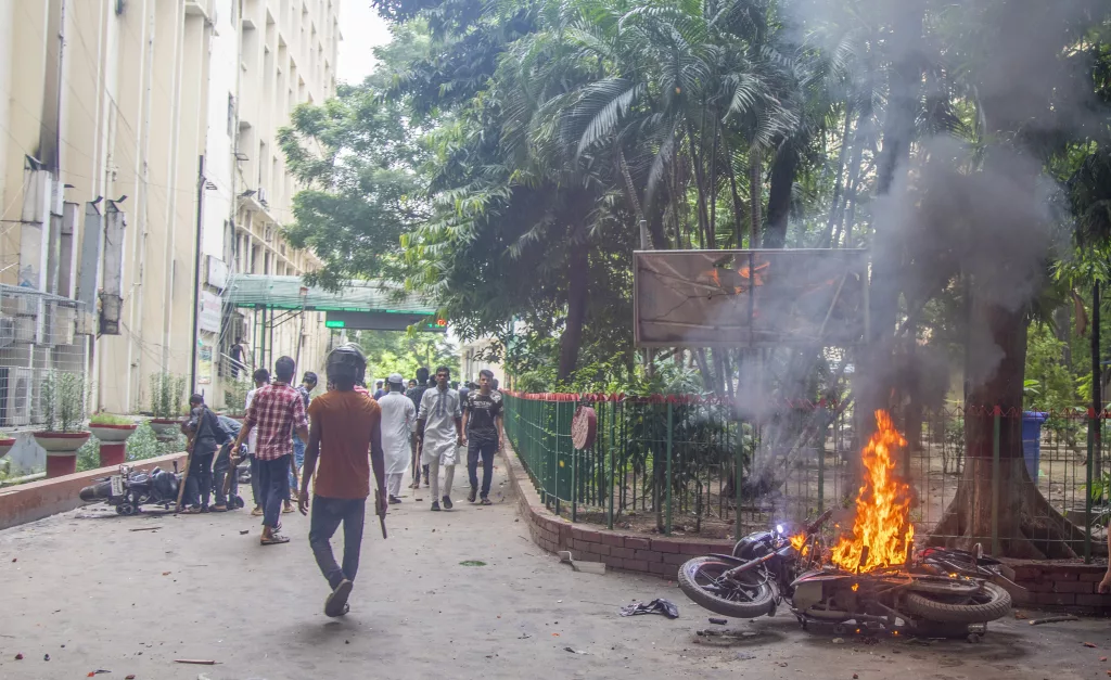 Indefinite nationwide curfew declared in Bangladesh as protests mount