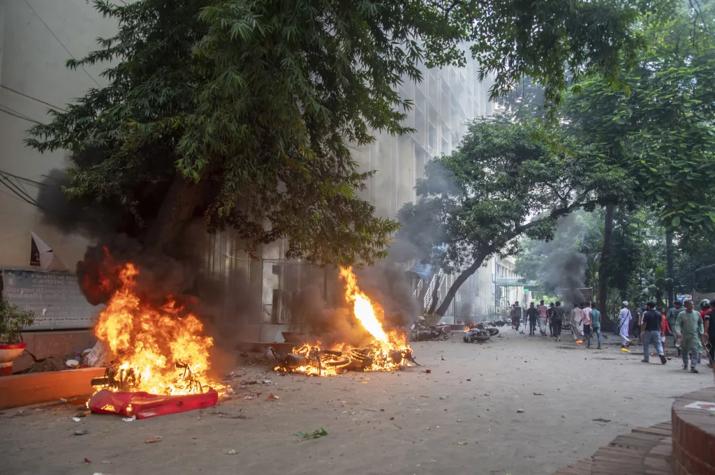 Indefinite nationwide curfew declared in Bangladesh as protests mount
