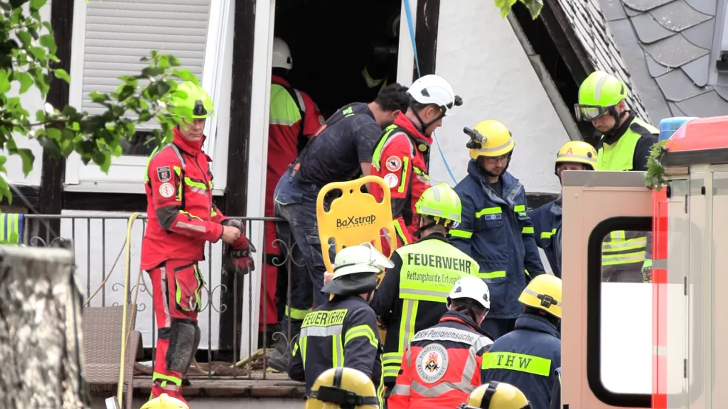 Two people dead and more are trapped in partial hotel collapse in Germany