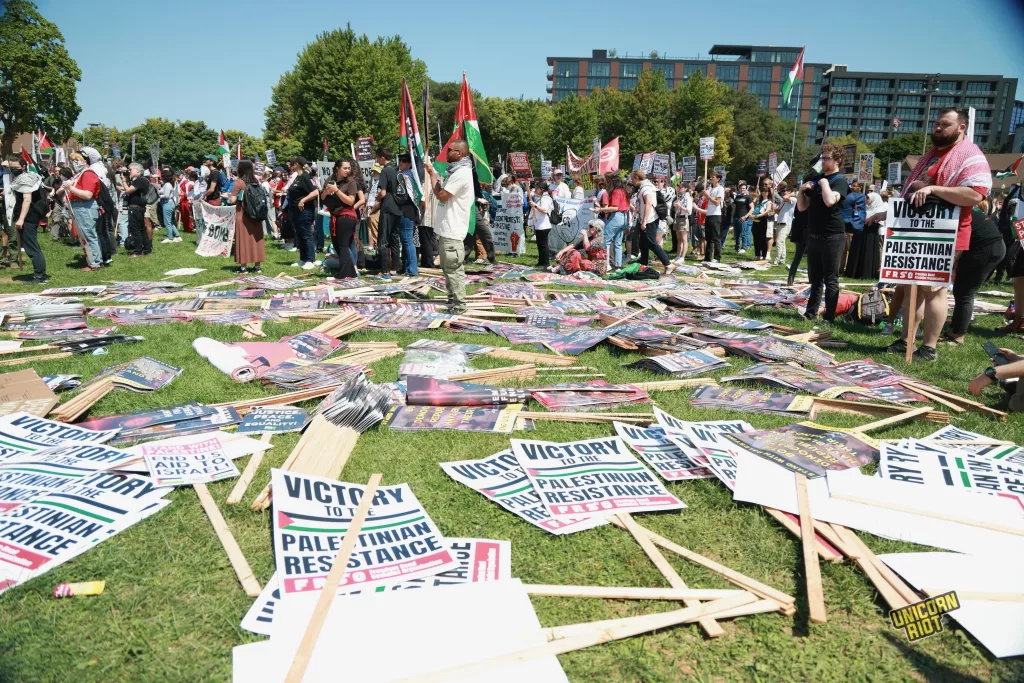 DEMOKRAT PARTİ KONGRESİ, İSRAİL PROTESTOLARI EŞLİĞİNDE CHİCAGO'DA BAŞLADI