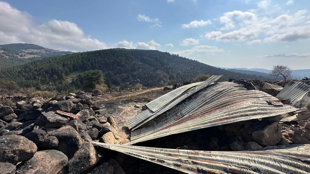 BOLU'DAKİ YANGINDAN ETKİLENEN ALANDA SÖNDÜRME VE SOĞUTMA ÇALIŞMALARI SÜRÜYOR