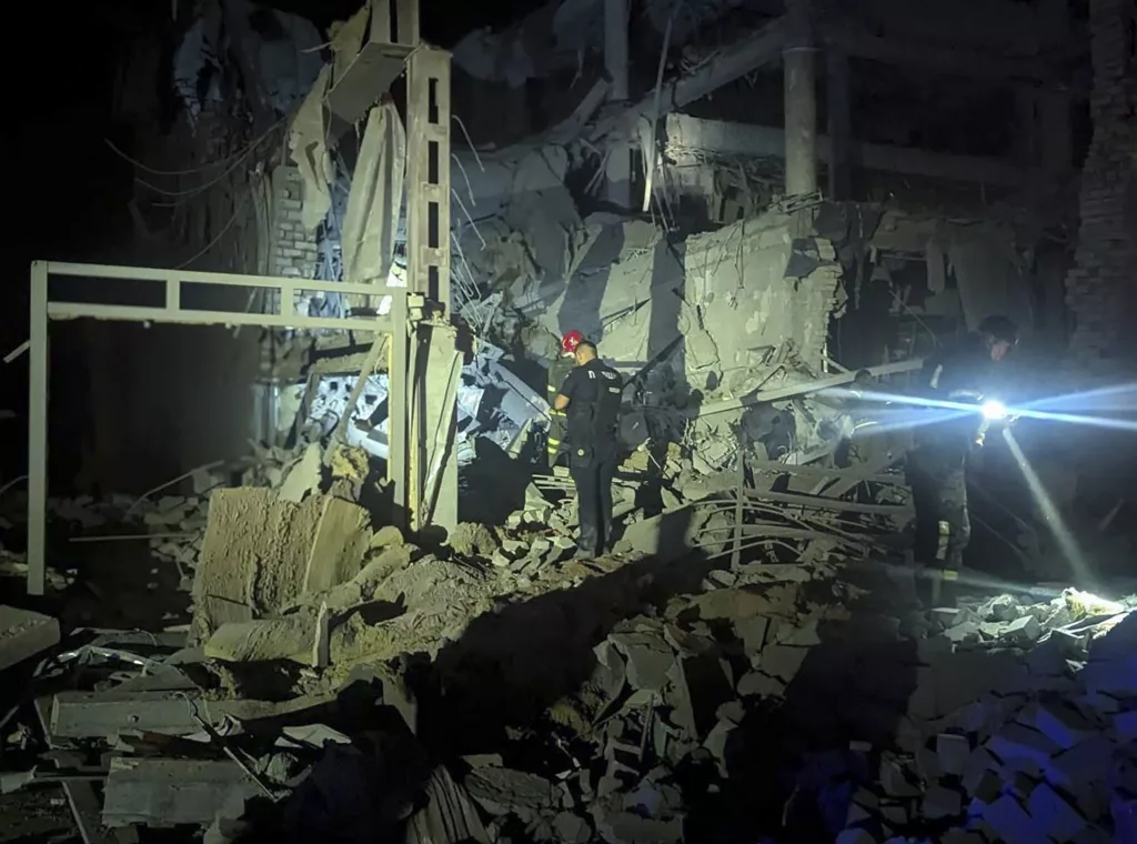 At least two people dead during overnight rocket strike at a hotel building in Kryvyi Rih
