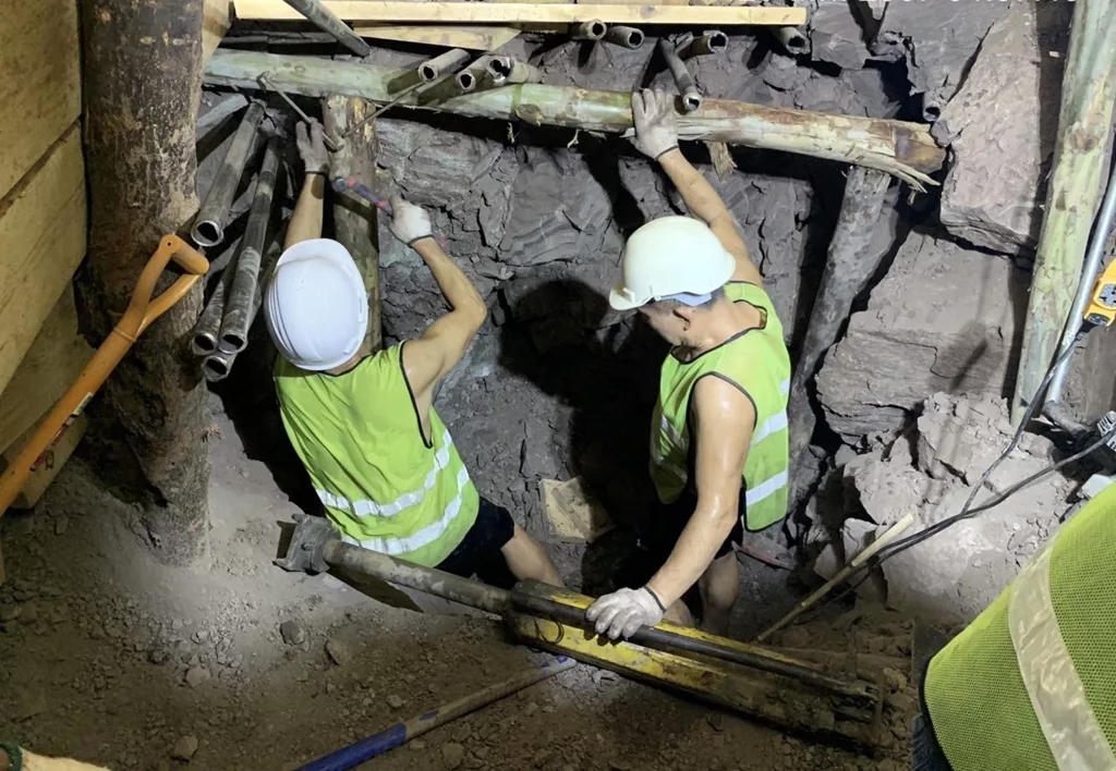 One of three workers trapped in collapsed Thai-Chinese train tunnel found dead