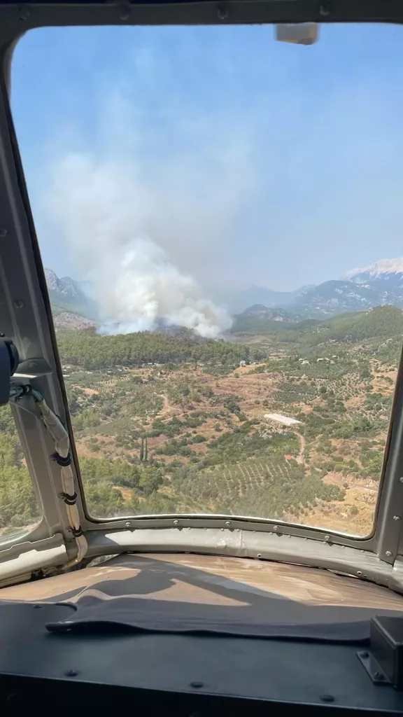 ANTALYA'DA ORMAN YANGINI
