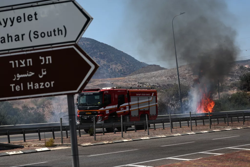 More than 50 projectiles fired from Lebanon towards northern Israel