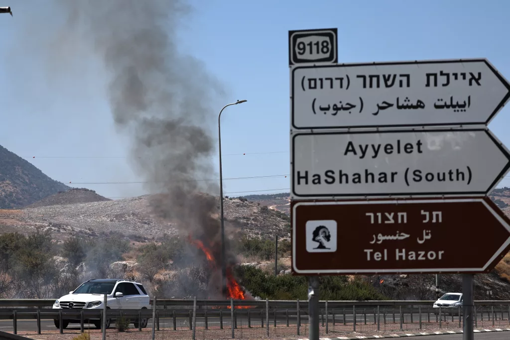 More than 50 projectiles fired from Lebanon towards northern Israel