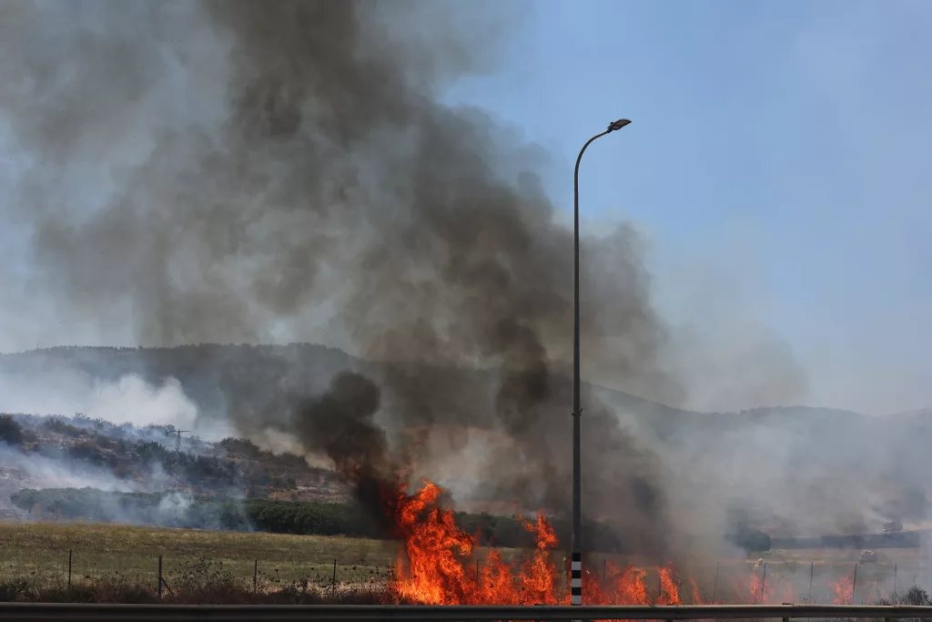 More than 50 projectiles fired from Lebanon towards northern Israel