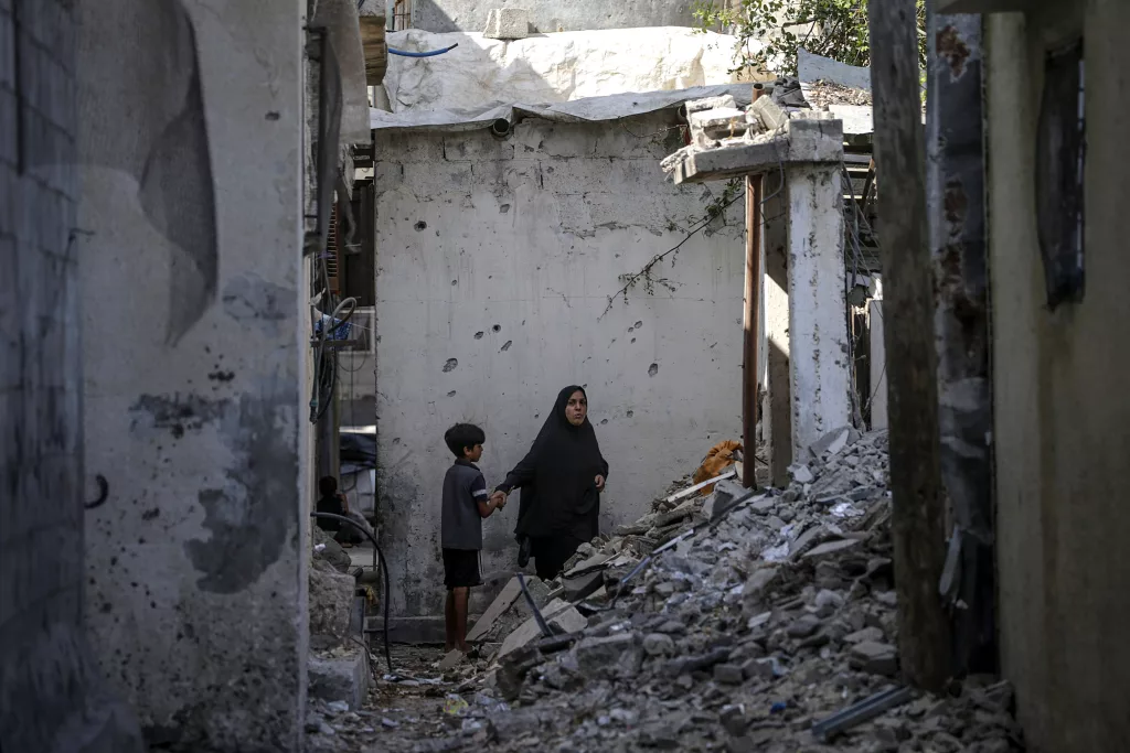 Israeli air strike in Al Maghazi refugee camp
