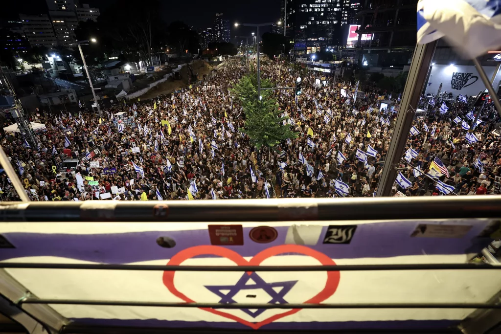 Rally in Tel Aviv to demand release of Israeli hostages held in Gaza