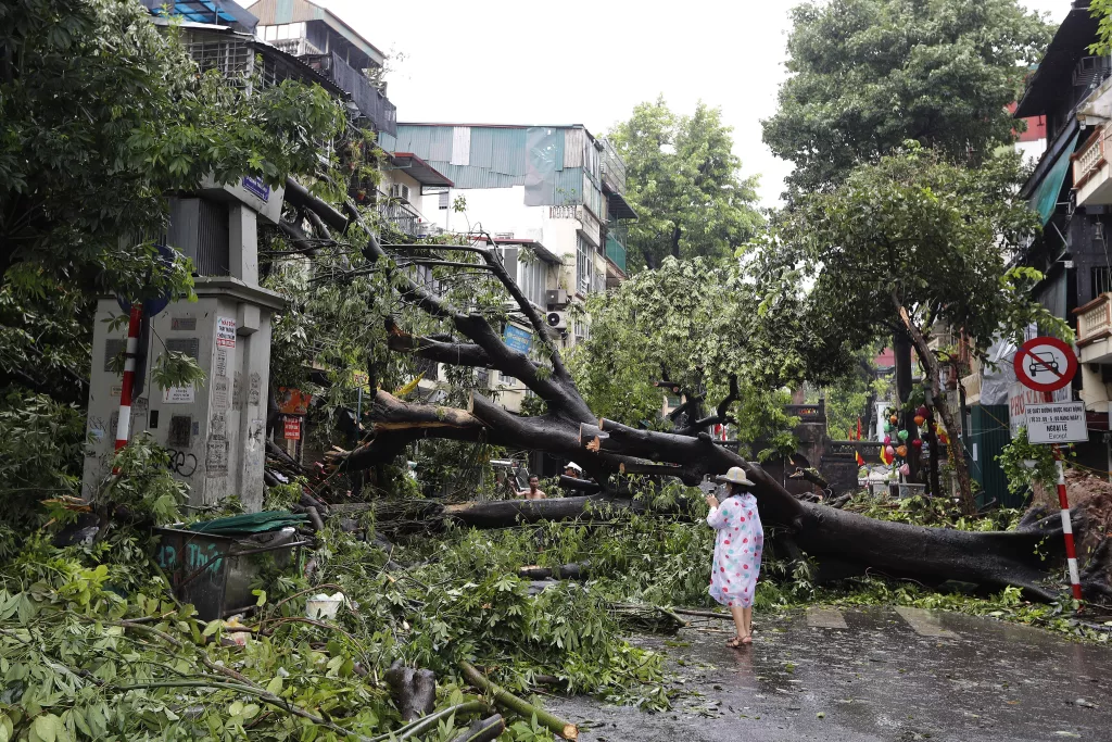 14 dead and 220 injured after typhoon Yagi makes landfall in Vietnam