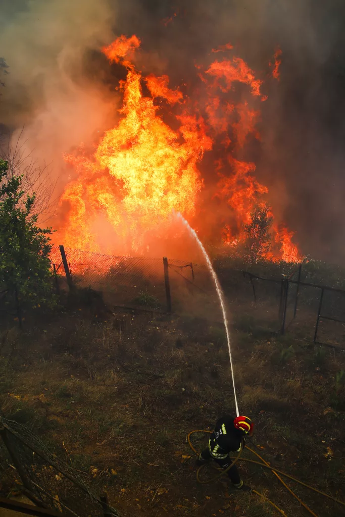 Forest fire in Portugal