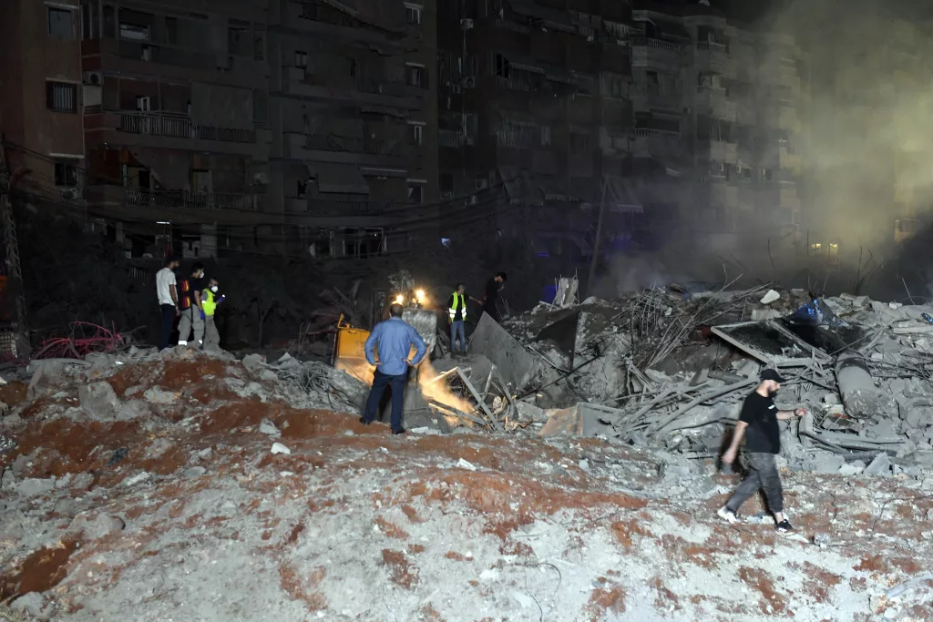 Israel carries out strike in the southern suburbs of Beirut