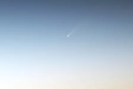Comet Visible After 80,000 Years Photogprahed in Türkiye
