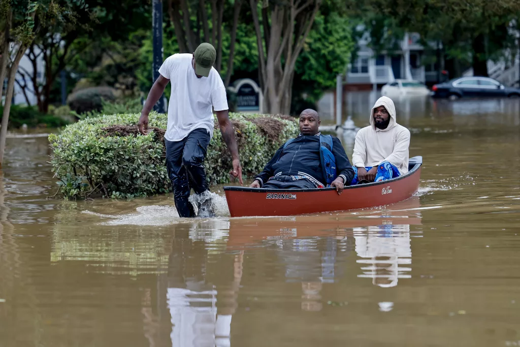 Effects of Tropical Storm Helene in Atlanta, Georgia
