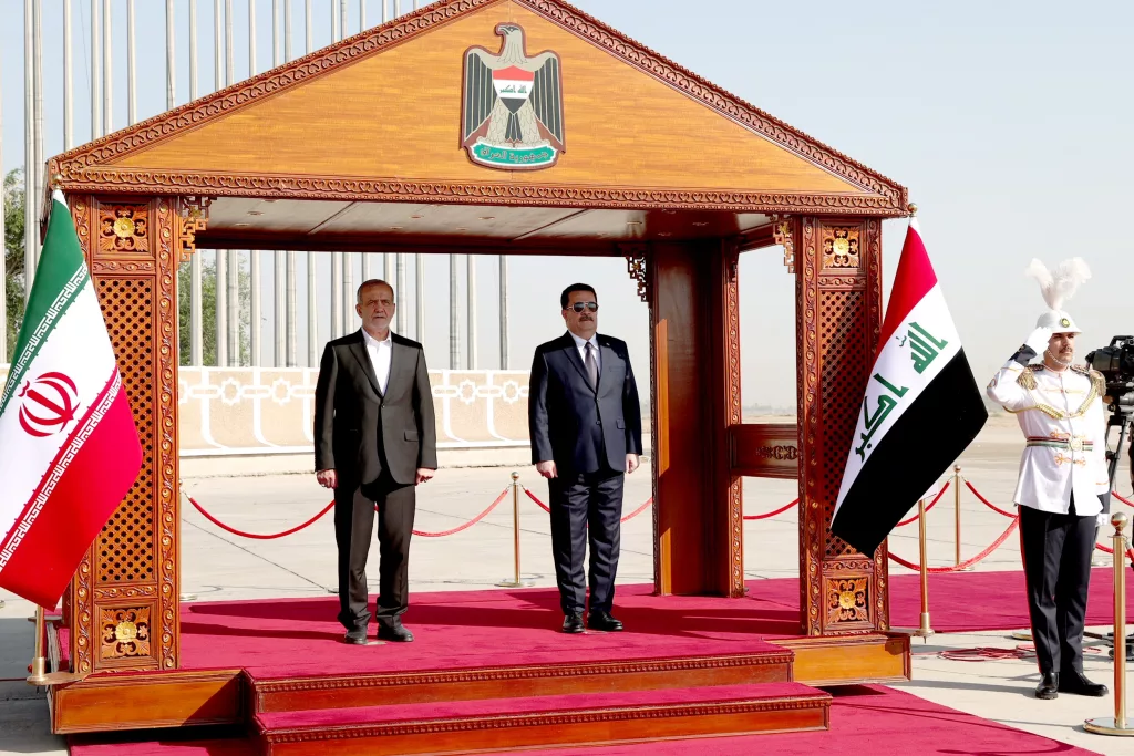 İRAN CUMHURBAŞKANI PEZEŞKİYAN, İLK YURTDIŞI ZİYARETİ İÇİN IRAK'TA PEZEŞKİYAN: "SİYONİST TERÖRİZMİN KÖKÜNÜ KURUTMANIN SIRRI, İSLAM ÜLKELERİ ARASINDAKİ BİRLİKTİR"