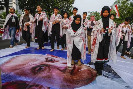 Indonesians Mark Anniversary of Israel-Hamas War