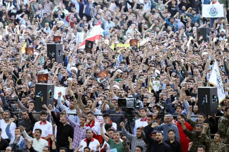 Mass Protests in Tehran Against Israel and the US
