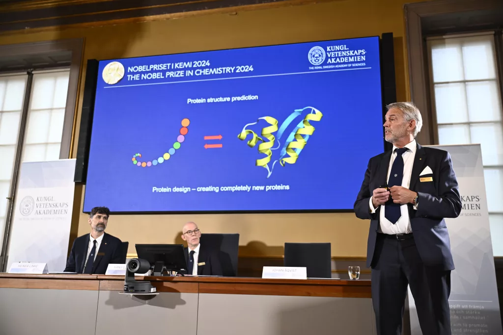 Baker, Hassabis, Jumper awarded 2024 Nobel Prize in Chemistry