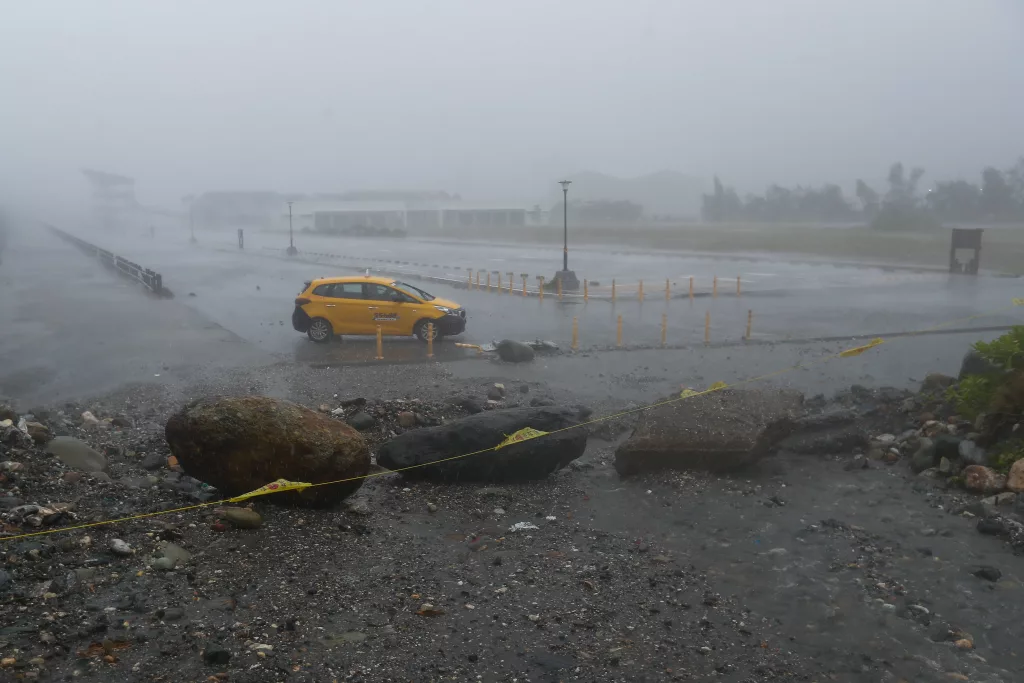 Taiwan braces for super Typhoon Kong-rey as it edges near the country