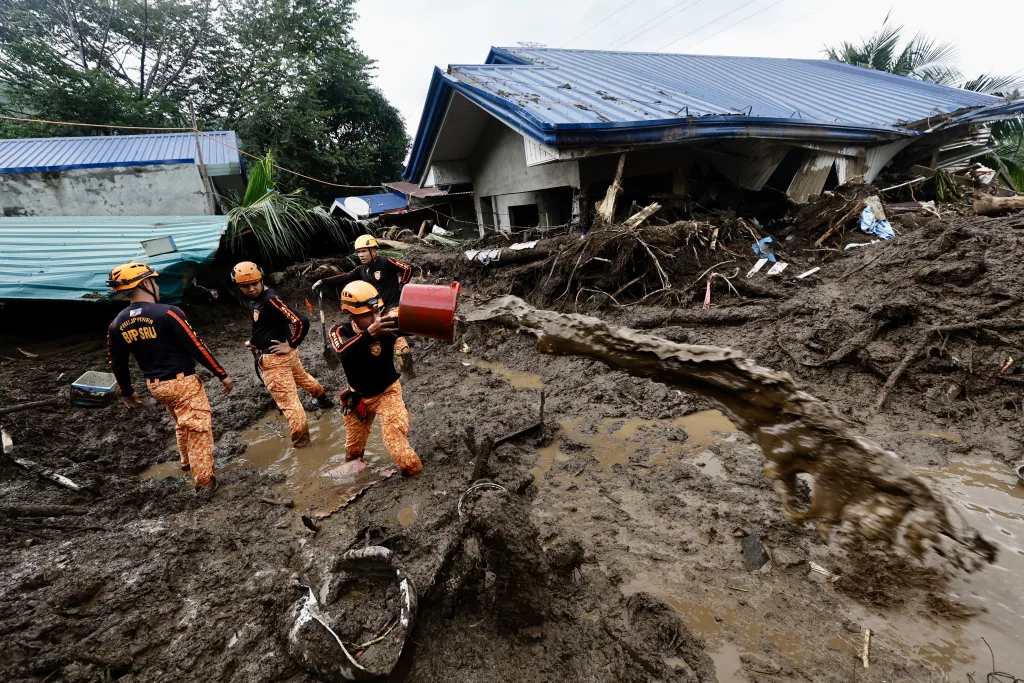 Aftermath of Tropical Storm Trami in the Philippines