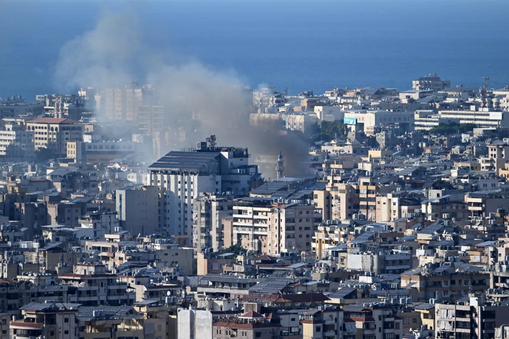 Israeli army carries air strikes on Beirut's southern suburb
