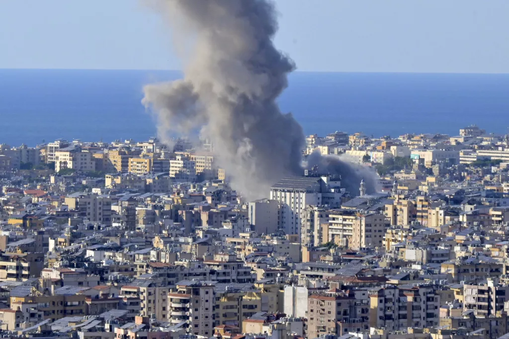 Israeli army carries air strikes on Beirut's southern suburb